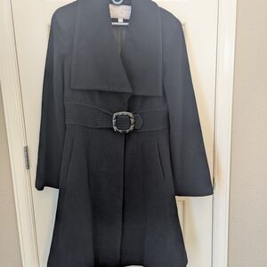 Jessica Simpson Black Trench Coat